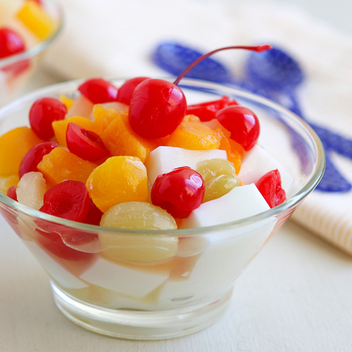 canned fresh fruit cup